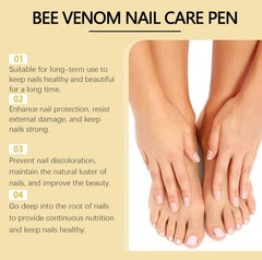Bee Venom Nail Care Pen Brightening Thickening Moisturizing Repair 4ml”