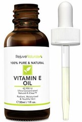 Vitamin E Oil 100% Pure & Natural,42,900 IU. Repair Dry, Damaged Skin, 01 Fl Oz