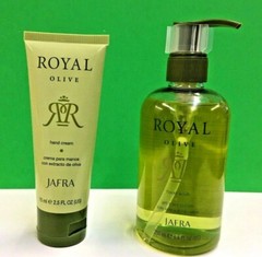 JAFRA Royal Olive Hand Wash 8.4 FL OZ & Hand Cream 2.7 FL OZ Set