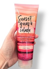 Bath & Body Works Sunset Guava Colada 8oz Ultra Shea Body Cream Rare New