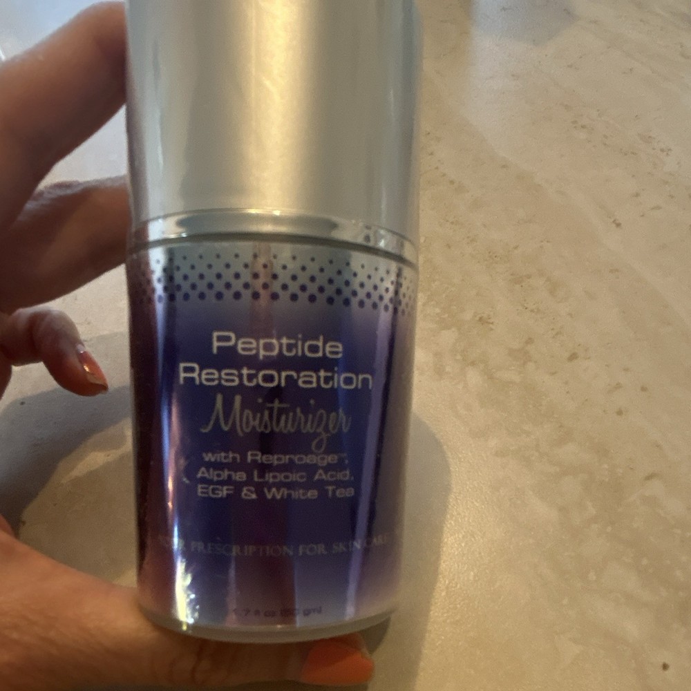 Skin Script Peptide Restoration Moisturizer Cream Alpha Lipoic EGF 2.7 fl oz