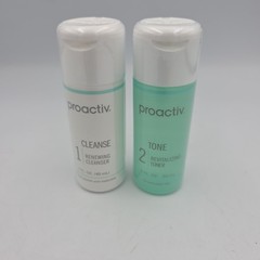 Proactiv Step 1 and 2 Cleanse & Tone Bottles 2 Oz Each Sealed EXP O5/2026