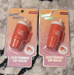 Smoochy Pretty Softening Lip Balm Watermelon Hydrating SPF 15 Red/White 0.21