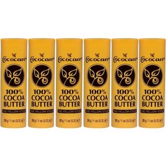 6 Pack Cococare 100% Cocoa Butter Stick for Ultimate Skin Hydration & Protection