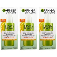 Garnier SkinActive Clearly Brighter SPF 30 Face Moisturizer 2.5oz Lot of 3
