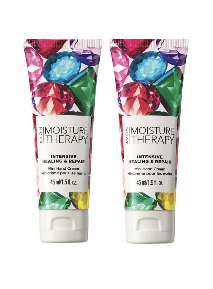 Avon (2pc) Moisture Therapy Intensive Healing & Repair Holiday Hand Cream 1.5 oz