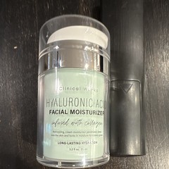 Clinical Works Hyaluronic Acid + Collagen Facial Moisturizer Cream, 3.2 fl oz