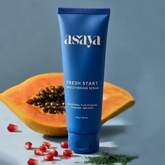 Asaya Fresh Start Smoothening Scrub | Face Exfoliator for Instant Glow-Up | 70gm