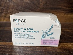 Forge Skin Sculpt & Tone Beef Tallow Balm Vanilla Lavender 1.7 oz Sealed