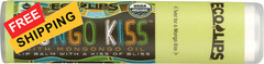 Eco Lips, Lip Balm Mongo Kiss Unflavored Organic, 1 Count (Pack of 1), sheer