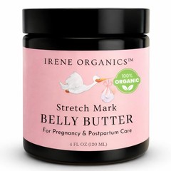 Organic Belly Butter for Pregnancy Stretch Mark Prevention Treatment 4oz