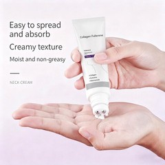 Fullerene Collagen Magec Neck Cream Firming Tightening with Roller 50g