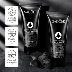 Blackhead Remover Peel Off Mask Bamboo Charcoal Deep Cleansing Nose Mask 60g