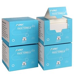 AIDEA Face Towels Disposable-200Ct (4 Box), Clean 1 Count (Pack of 200)