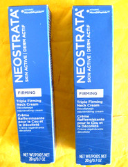 Neostrata Skin Active Triple Firming Neck Cream 40g (2 x 20g) NEW in BOX