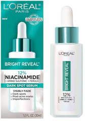 L’Oreal Bright Reveal 12% Niacinamide Dark Spot Serum – 1.0 FL OZ (30 ml) – NIB!