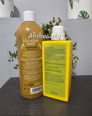 2pcs Abebi White Collagen White Lightening Shower Gel & Extra Brightening Lotion