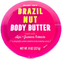 Trader Joe’s Brazil Nut Body Butter 8oz Moisturizing Cream NEW