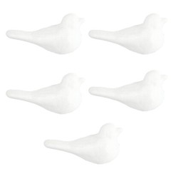 5Pcs Foam Cone Shaped Foam Tree Child Nativity Crafts Kids Birds