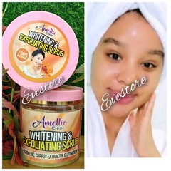 Amelie Clear Whitening & Exfoliating With Tumeric & Carrot Extract Body Scrub