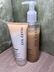 Mary Kay Satin Hands Vanilla Sugar 7.75 Oz Hand Scrub 3oz Cream Lotion Discnt