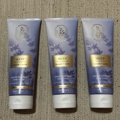 Bath & Body Works Aromatherapy SLEEP LAVENDER VANILLA Body Cream 8 oz, 3Pcs, NEW