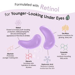grace & stella Retinol Under Eye Patches for Puffy Eyes & Dark Circles – Restori