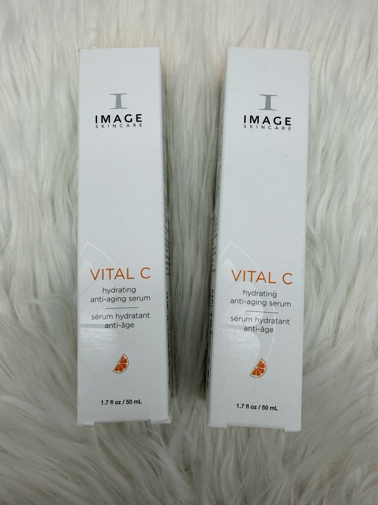 2X IMAGE Skincare VITAL C – Hyaluronic Acid Vitamin C 1.7oz Anti-Aging Serum NIB