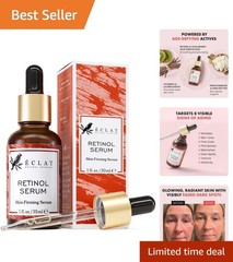 Eclat Skincare Retinol Serum With Hyaluronic Acid 1 Fl Oz