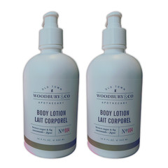 2 Woodbury & Co Moisturizing Body Lotion Brown Sugar & Fig Large 16.9 oz
