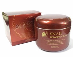 Korea JIGOTT Snail Repairing Cream 100ml + Free Gift K Beauty Cosmetics