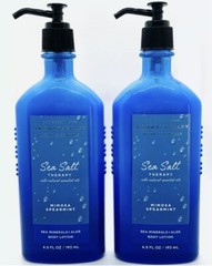 2 Bath & Body Works Aromatherapy Sea Salt Therapy Mimosa Spearmint Body Lotion