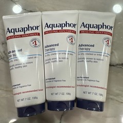 3x Aquaphor Healing Ointment Advanced Dry Skin Protectant 7 oz each Exp 8/2027