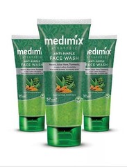 (Pack of 3) Medimix Ayurvedic Anti Pimple Face Wash, 100ml