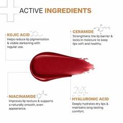 DERMATOUCH Kojic Acid Ceramide SPF 50 PA+++ Tinted Wine Lip Balm – 5g