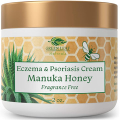 Manuka Honey Eczema Cream Moisturizing Lotion Fragrance Free For Psoriasis Relie
