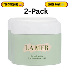 2-Pack La Mer The Body Creme 10.3oz 300ml Body Moisturizing Cream Unisex