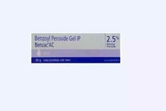 4X Galderma Benzoyl Peroxide, 2.5% Benzac AC 30GM for acne, pimples Pack of 4