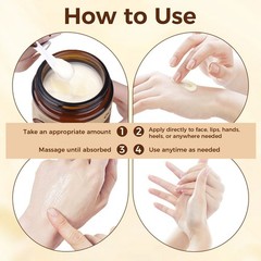OUKEYA 100% Grass-Fed Beef Tallow Balm Deep Moisturizing Face Cream For Skin