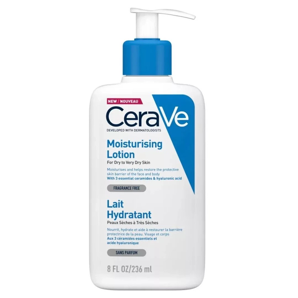 CERAVE Moisturising Lotion For Dry Skin Fragrance Free 236ml / 8 Fl oz