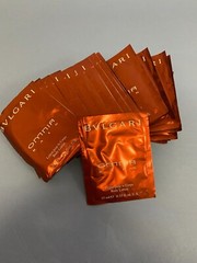 Omnia Bain Body Lotion By Bvlgari Parfums 24 Sachets .33 Total 7.92oz Rare Item