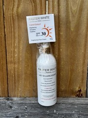 FASTER WHITE PARIS Brightening lotion and Face Cream Carrot Extract 2 in 1 set