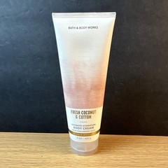 Bath & Body Works Fresh Coconut & Cotton Body Cream 24H Moisture 8 oz