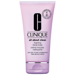 Clinique all about Clean Foaming Facial Soap Very Dry to Dry Combination 5oz New
