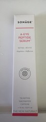 Sonage A-Eye Peptide Serum 0.5 fl oz/ 15 ml Full Size New In Box Eye Skincare