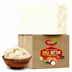 100% Ghana Unrefined Raw African Natural Shea Butter (Shifaa)Golden Smooth 750g