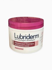 1 x Lubriderm Advanced Therapy Moisturizing Cream Tub Fragrance Free 16oz