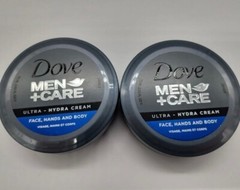 2-PK Sealed Dove Men+Care Ultra Hydra Hydrating Cream Moisturizer Lotion