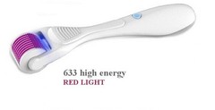 LED Derma Roller with Red Light Therapy Microneedle Skin Renewal Tool