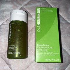 OLEHENRIKSEN Balance+ Detox Drops Acne Toner 2% Salicylic Acid 4 fl oz Vegan